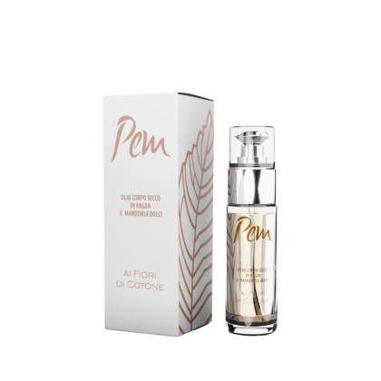 Olio Secco Corpo Argan e Mandorle Dolci ai "Fiori di Cotone" (30 ml)