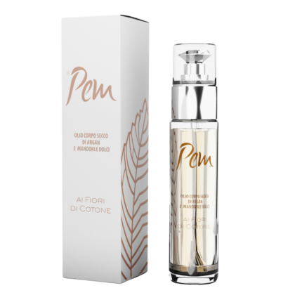 Olio secco Corpo “Fiori di Cotone” all’Olio di Argan e di mandorle dolci